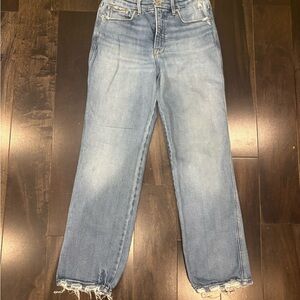 Good American Good Curve High Waist Straight Jeans
